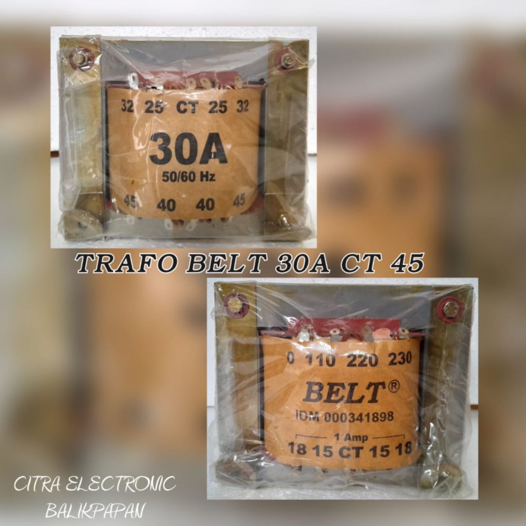 TRAFO BELT 30A CT 45V