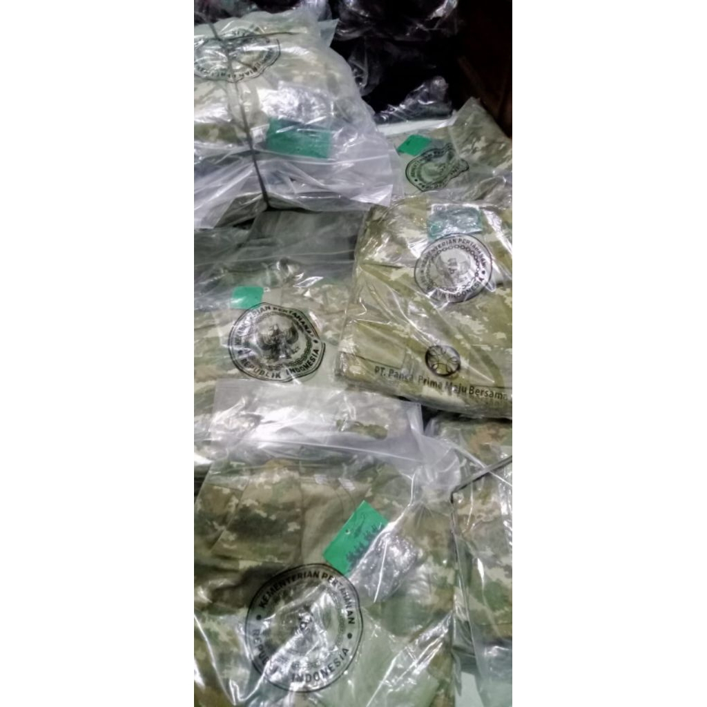 Baju Pdl Sage Green Asli Jatah 100%/ PDL Prima Jatah TNI