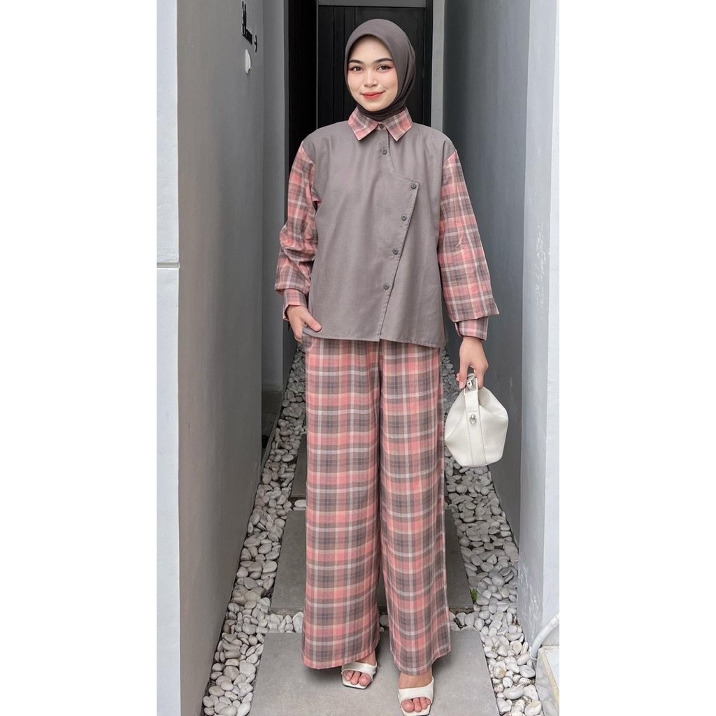 Alena Set Athayaa Daily Oneset Wanita Original | Oneset Wanita Bahan Katun | Oneset Wanita