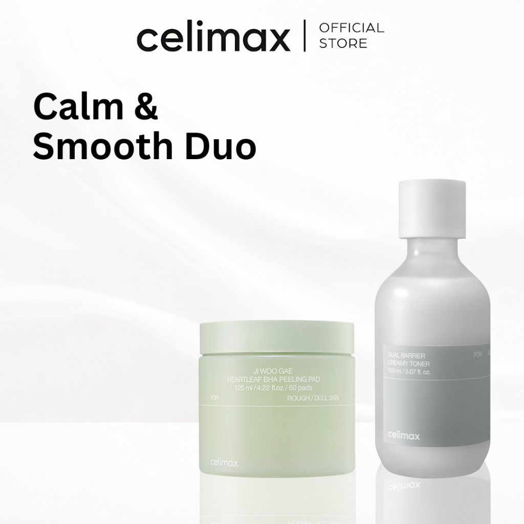 CELIMAX Calm & Smooth Duo [BHA Peeling Pad & Toner]