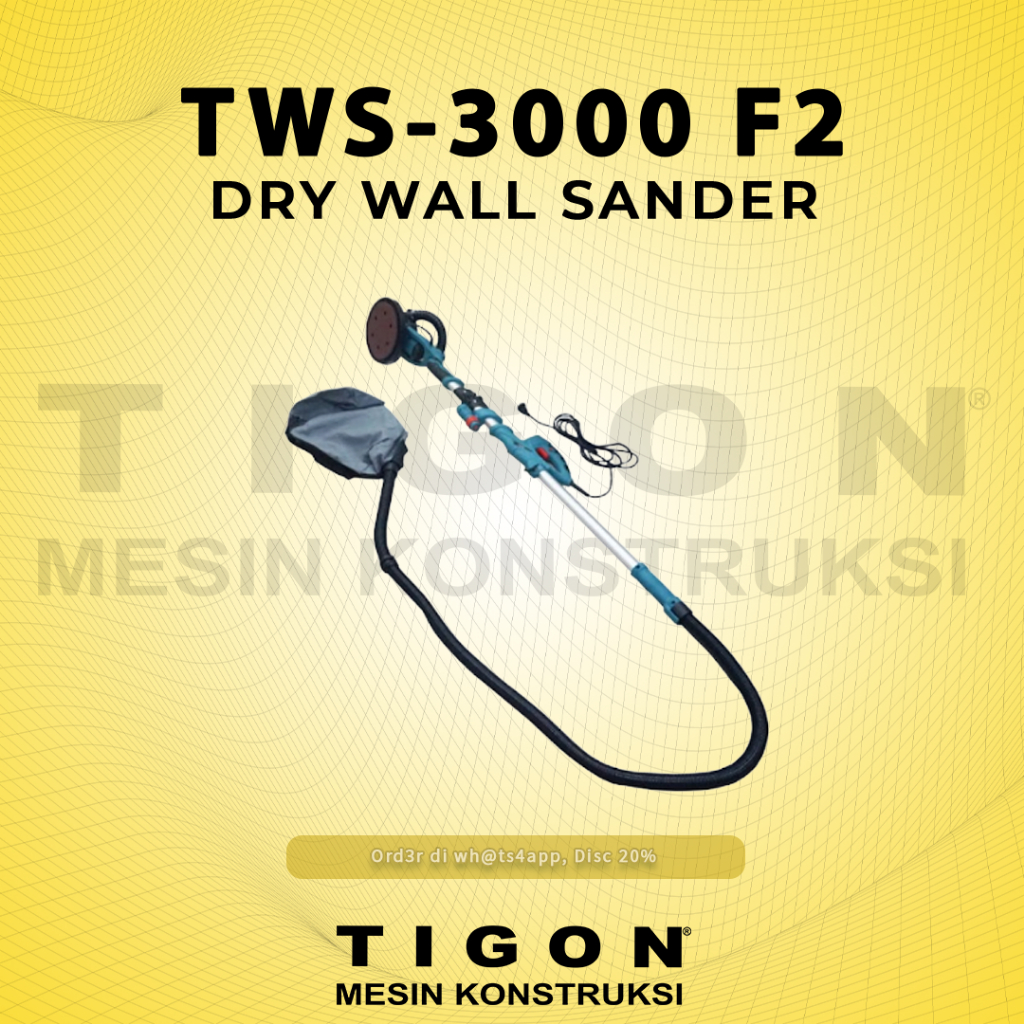 TIGON DRY WALL SANDER MESIN POLES DINDING TWS-700A & TWS-3000 F2 (ORIGINAL)