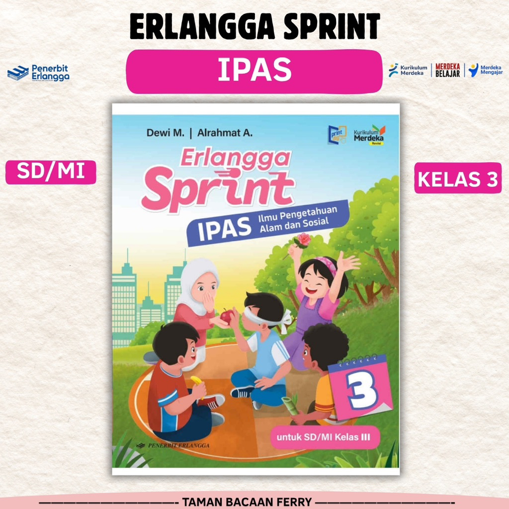 BUKU ERLANGGA SPRINT IPAS KELAS 3 SD/MI PENERBIT ERLANGGA