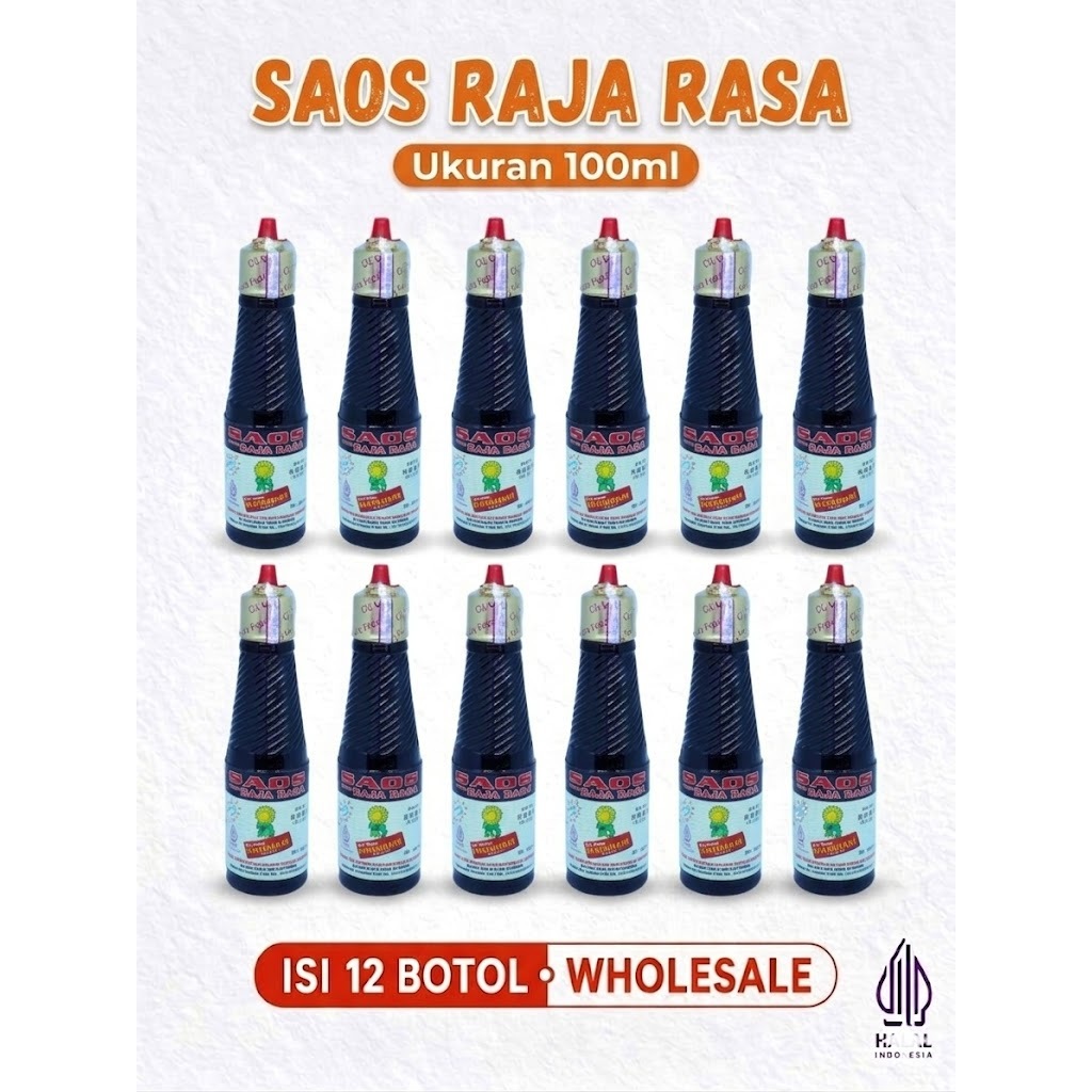 Saos Raja Rasa Serbaguna Cap Bunga Matahari 100ML Siap Packing 12pcs