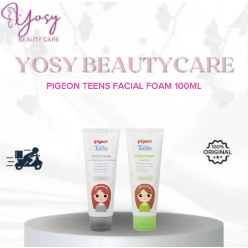 PIGEON TEENS FACIAL FOAM 100ML || SABUN CUCI MUKA PIGEON