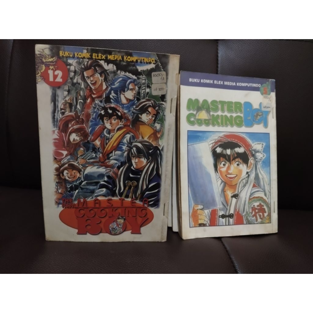 komik master cooking boy 1-5 & the real master cooking boy 1-12 set lengkap tamat