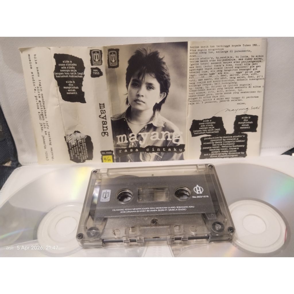kaset pita mayang sari // rasa cintaku