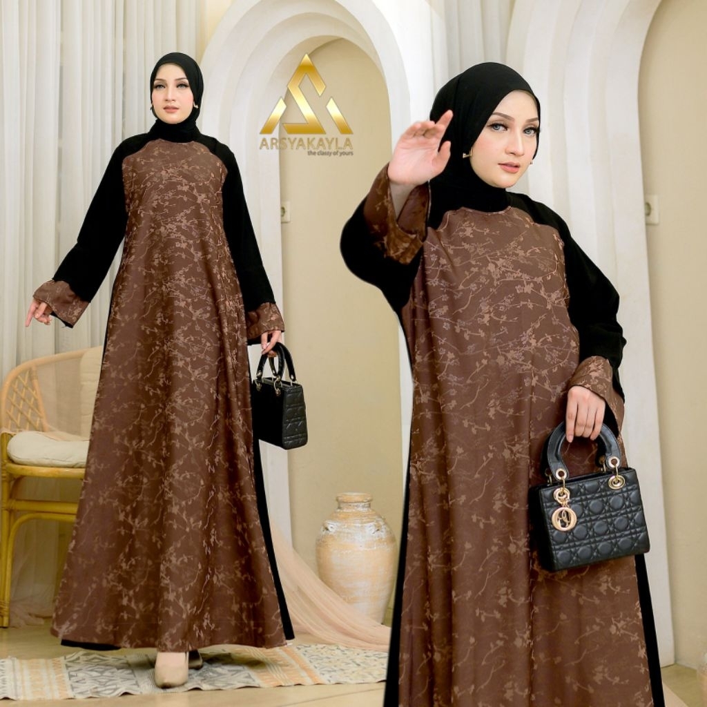 Aliya Abaya / Abaya Jetblack mix Jaguar Embos / COD