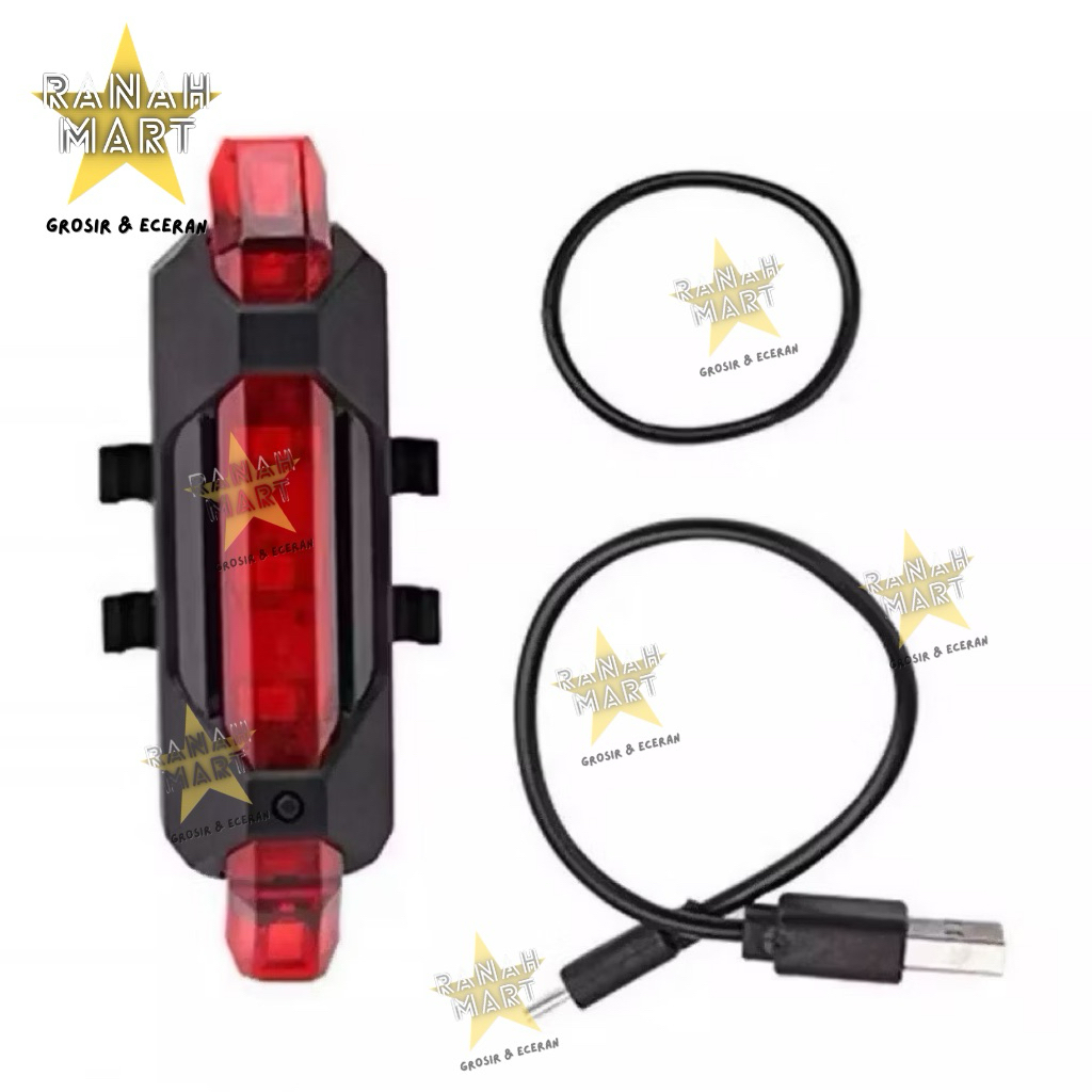 LAMPU BELAKANG SEPEDA LED super terang universal