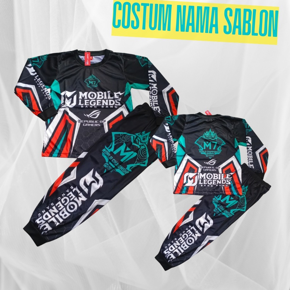 setelan baju tidur boboiboy ful printinmg size 2-12 thn