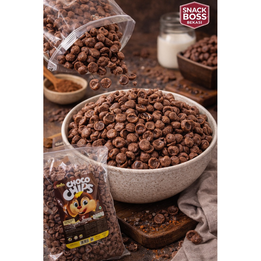 COCO CRUNCH DUO 200gr Coklat / CHOCO CHIPS DUO / COCO CRUNCH KILOAN