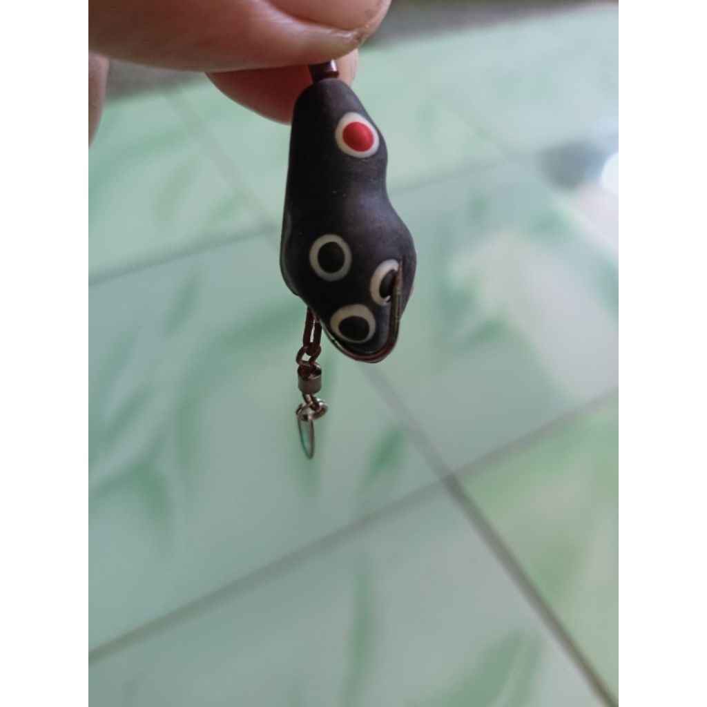 Umpan casting,umpan katak tiruan, Soft frog 3.5 cm