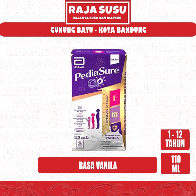 PEDIASURE GO VANILLA UHT 110 ML - RAJA SUSU