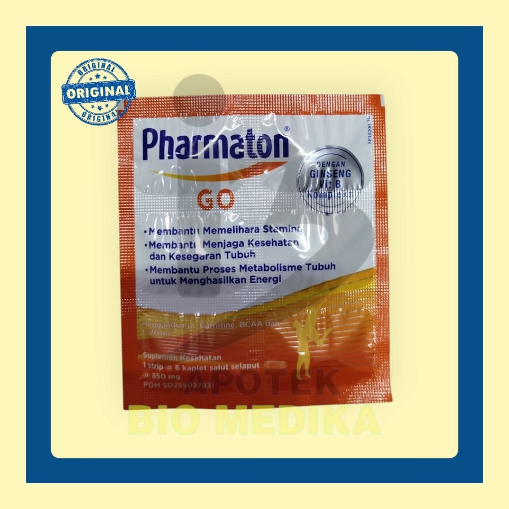 PHARMATON GO VITAMIN STRIP ISI 6