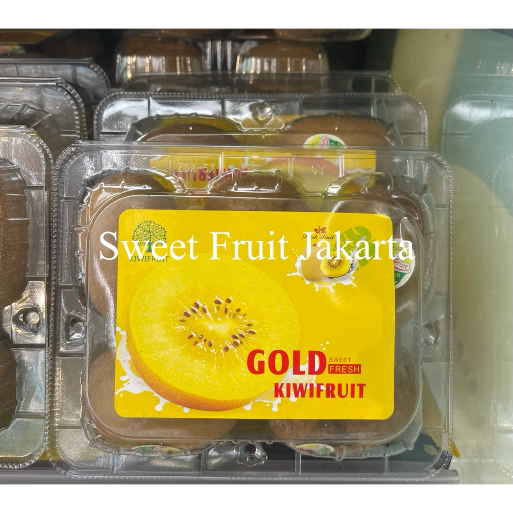 Buah Kiwi Kuning Fresh / Buah Kiwi Gold Kiwi Fruit / Pack