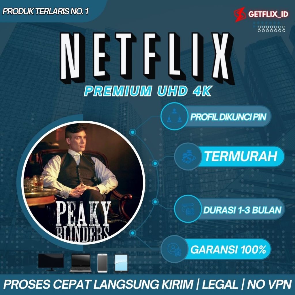 Langganan NetflixXx 1-3 Bulan - Profil Sharing & PRIVATE Kualitas 4K Ultra HD, Subtitle Indonesia