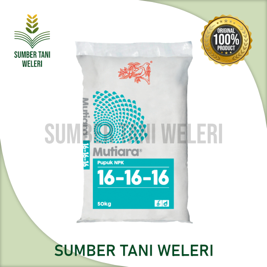 REPACK PUPUK NPK MUTIARA 16-16-16 - KEMASAN REPACK - 5KG - 10KG - 25KG - PT MEROKE TETAP JAYA