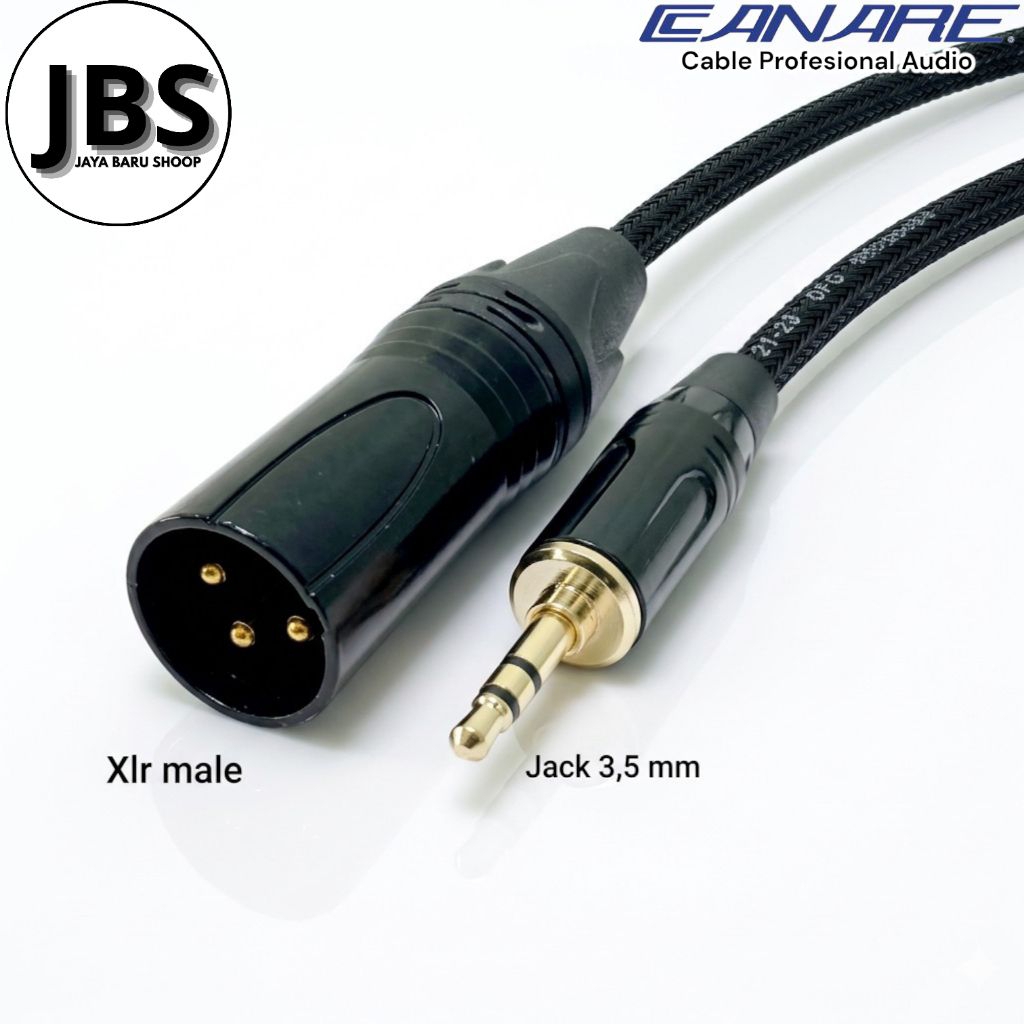 kabel hp ke mixer kabel jack 3,5 to xlr male berkualitas