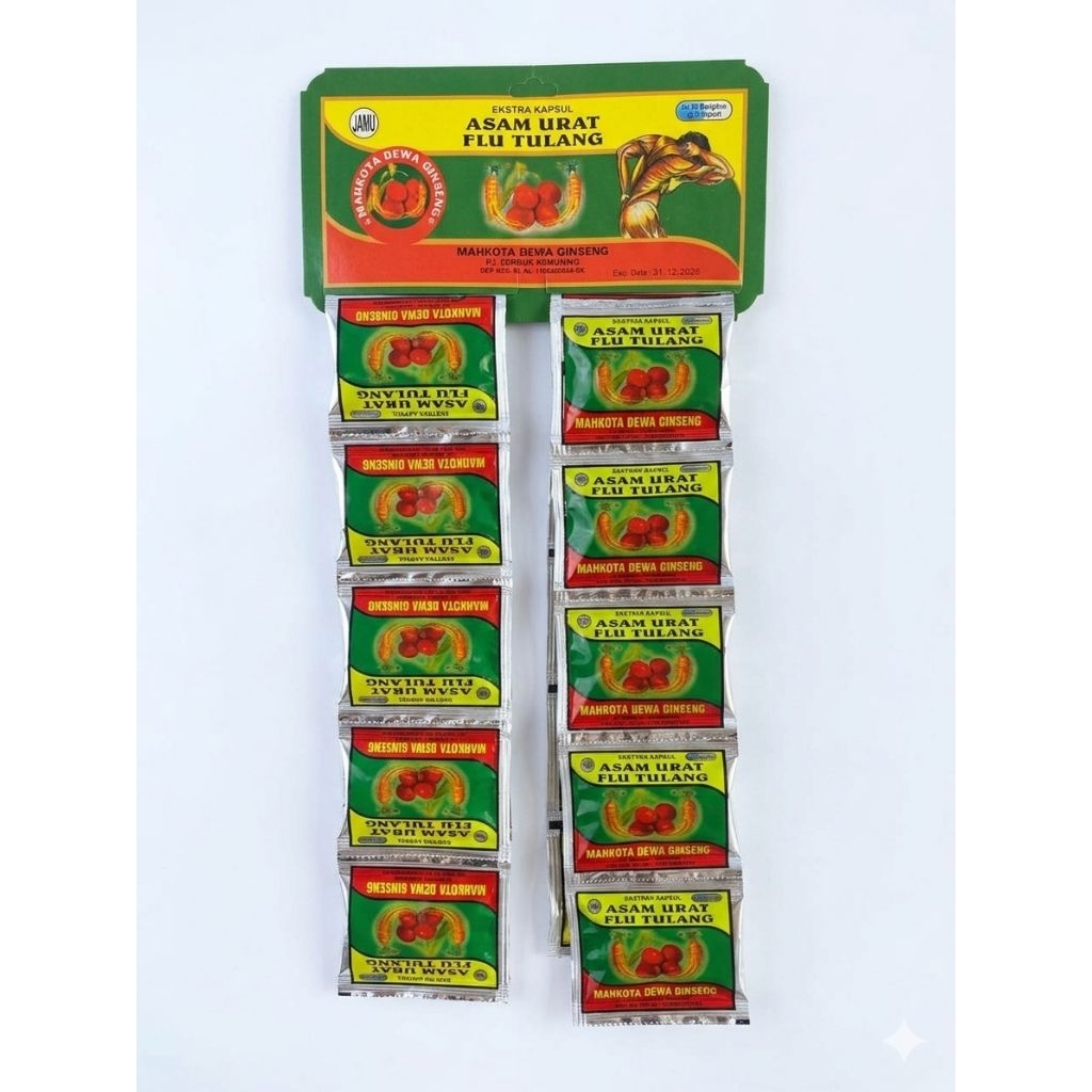 Jamu Mahkota Dewa Serbuk Plus Ginseng - 100% ORIGINAL