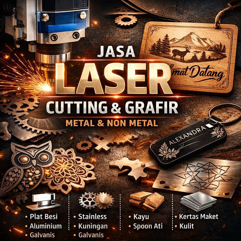 Jasa laser cutting non metal