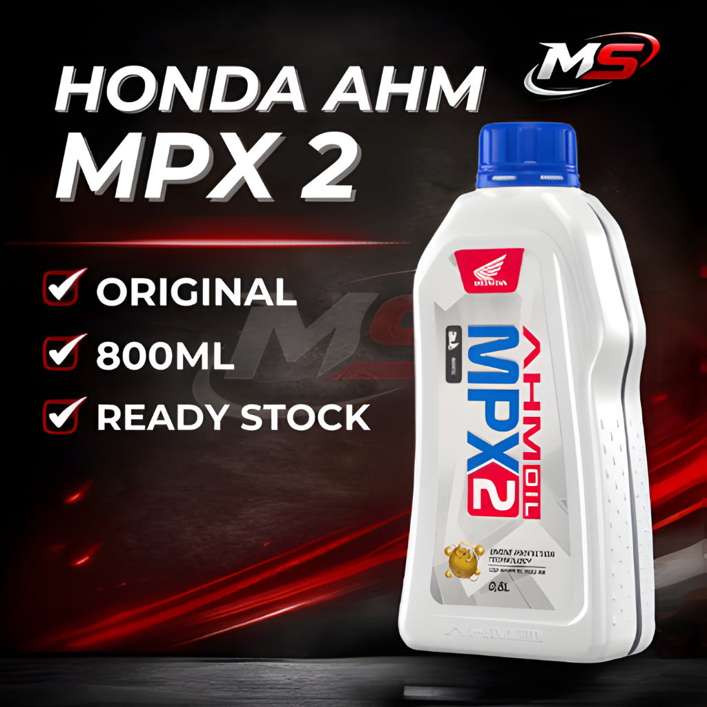 AHM MPX 2 Oli Matic Honda 800ml SAE Oli Motor 4T 10W-30 Original | Oli Mesin Motor Matic Beat Scoopy
