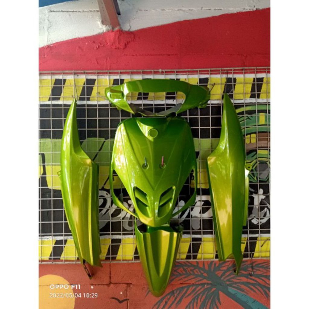 Cover body full Alus Mio sporty hijau