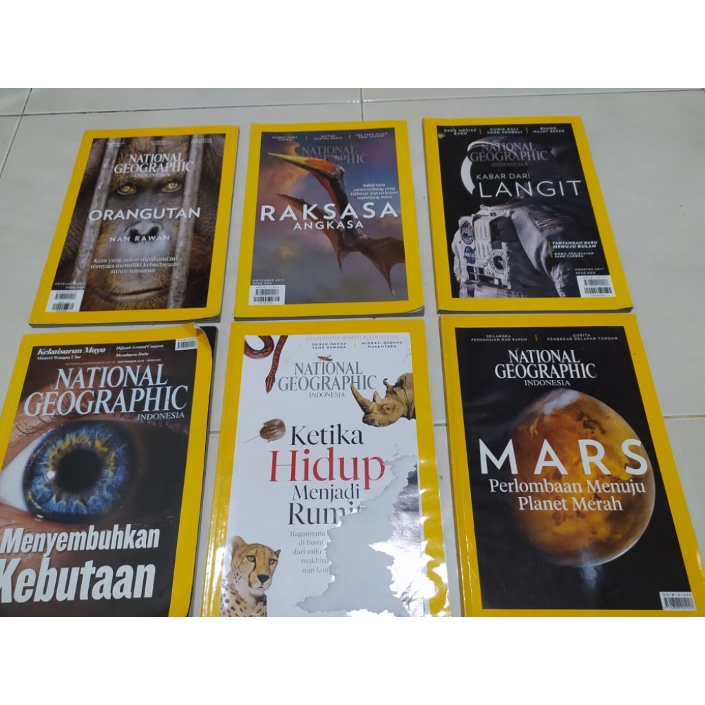 Majalah Nat Geo National Geographic Natgeo Sosial Budaya Geografi Humaniora Biologi Agama Filsafat F