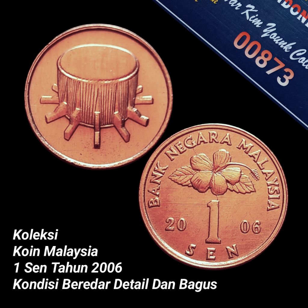 UKA006Coin 1 Sen (MALAYSIA) Priode Ke-2 Thn 2006 Detail Bagus