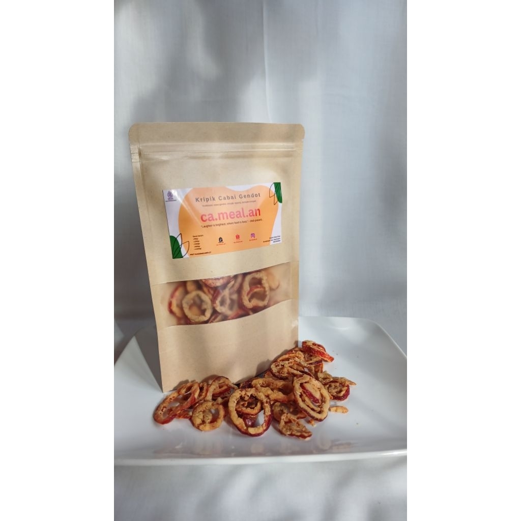 kripik cabai gendot/cabai dieng 90gr