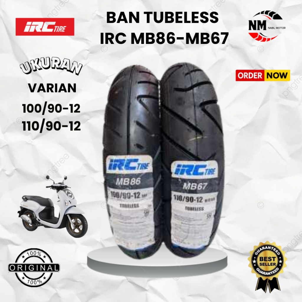 BAN TUBLES SCOOPY DONAT MERK IRC UKURAN RING 12