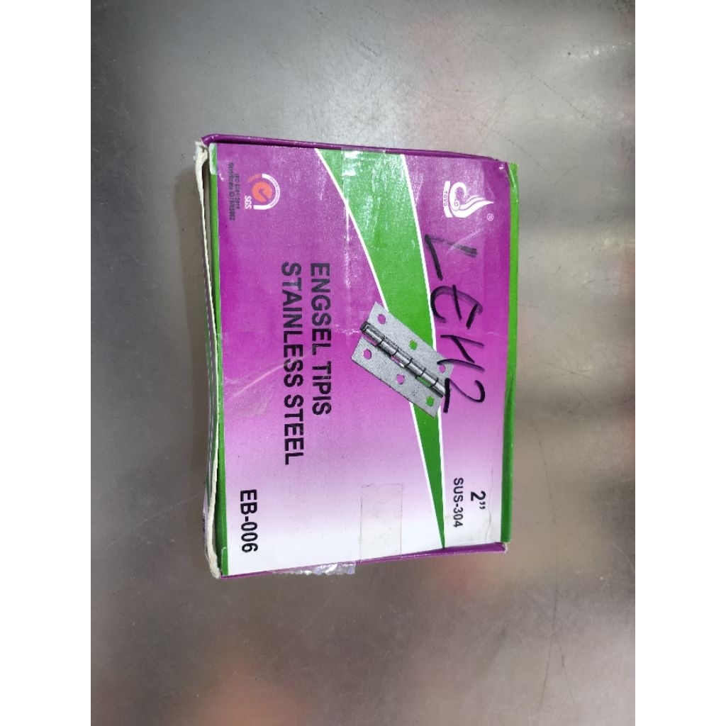 ENGSEL TIPIS STAINLESS STEEL/ENGSEL TIPIS LEMARI 2"INCH EB-006 MEREK TOVO