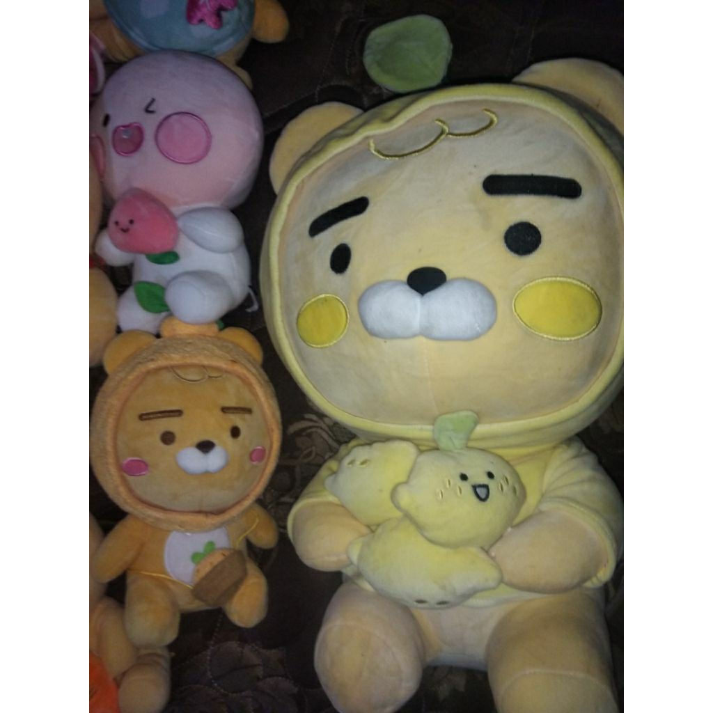 boneka Ryan jumbo kostum lemon ori kakao friends