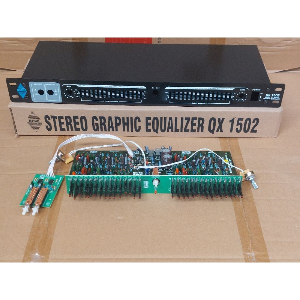 Kit Dan Box Equalizer 30 Channel 2x15 Channel Graphic Stereo