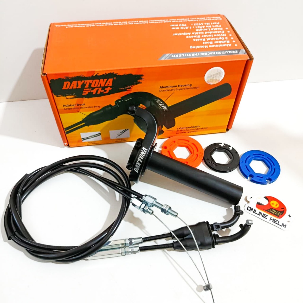 GAS SPONTAN DAYTONA UNIVERSAL SPORT BEBEK MATIC NMAX CRF KLX BEAT VARIO ADV AEROX MIO FINO JUPITER