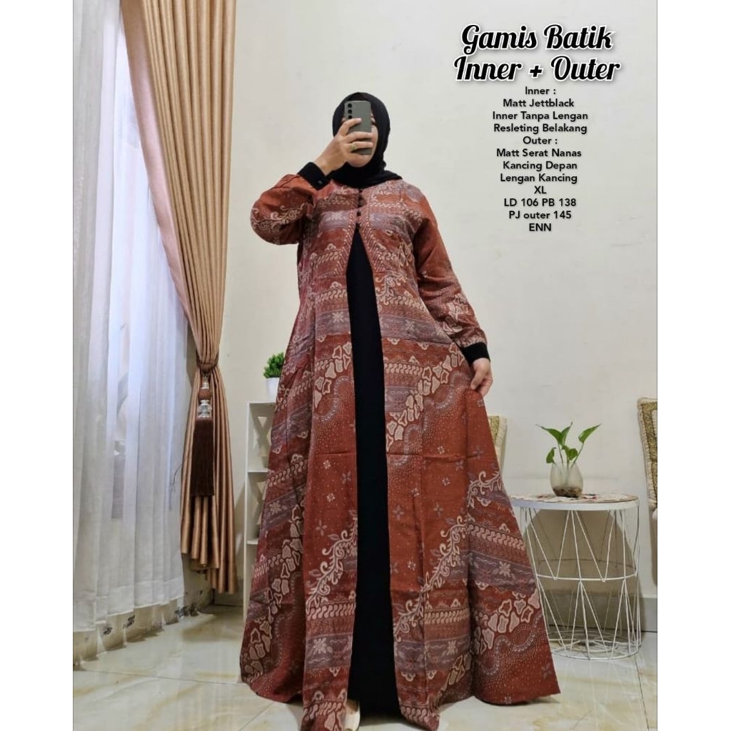 Gamis Lidya Batik