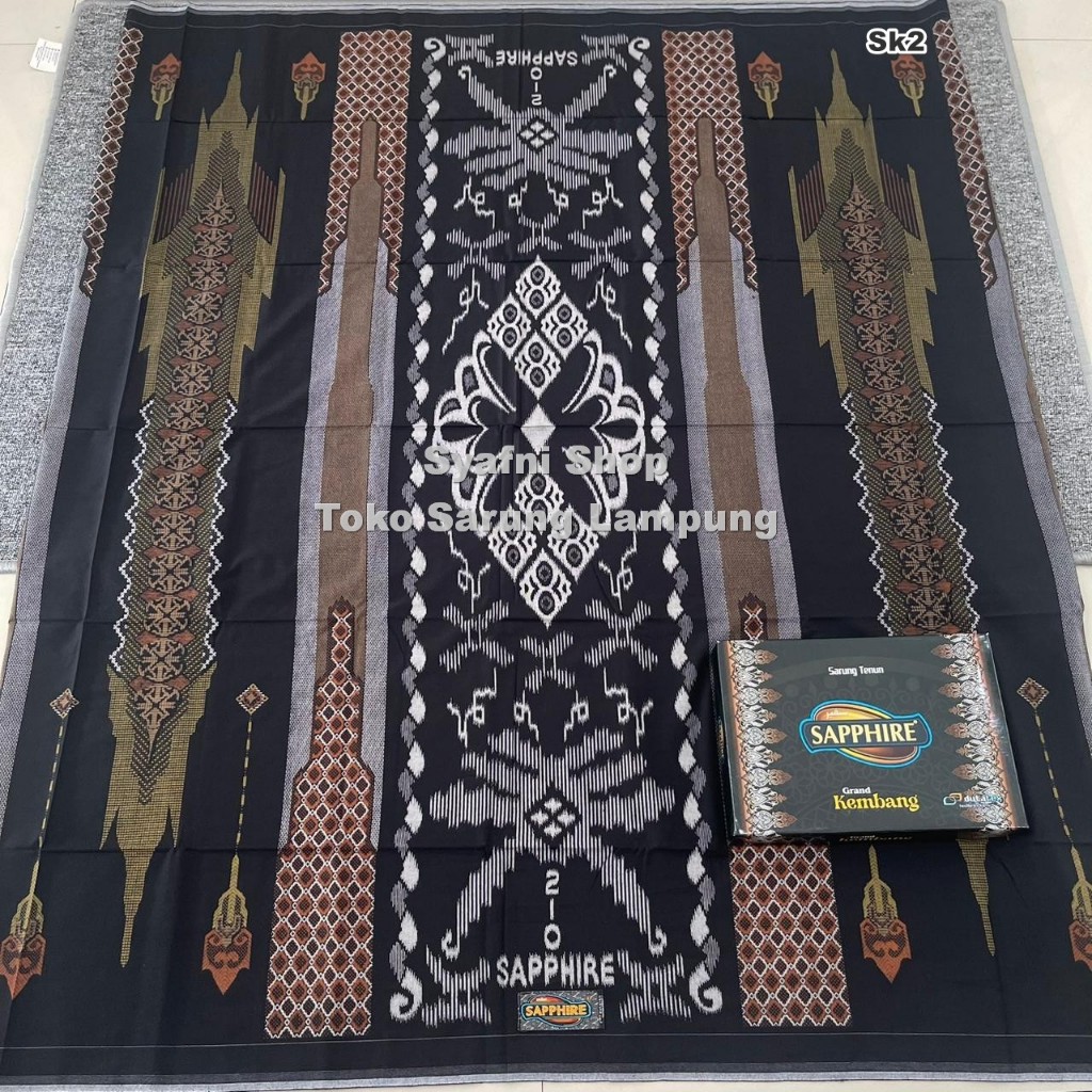 Sarung Sapphire Grand Kembang Original