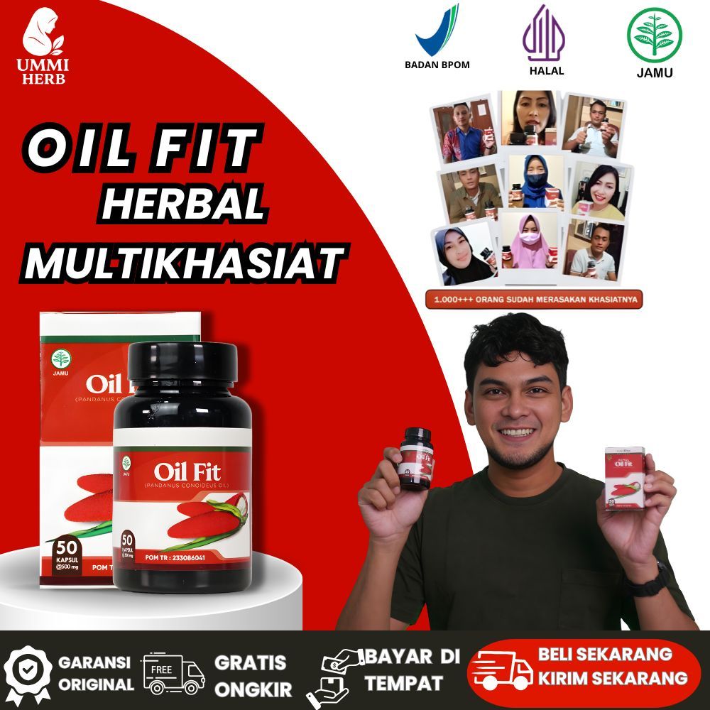 OilFit 50 Kapsul Original Asli Dari Buah Merah Papua
