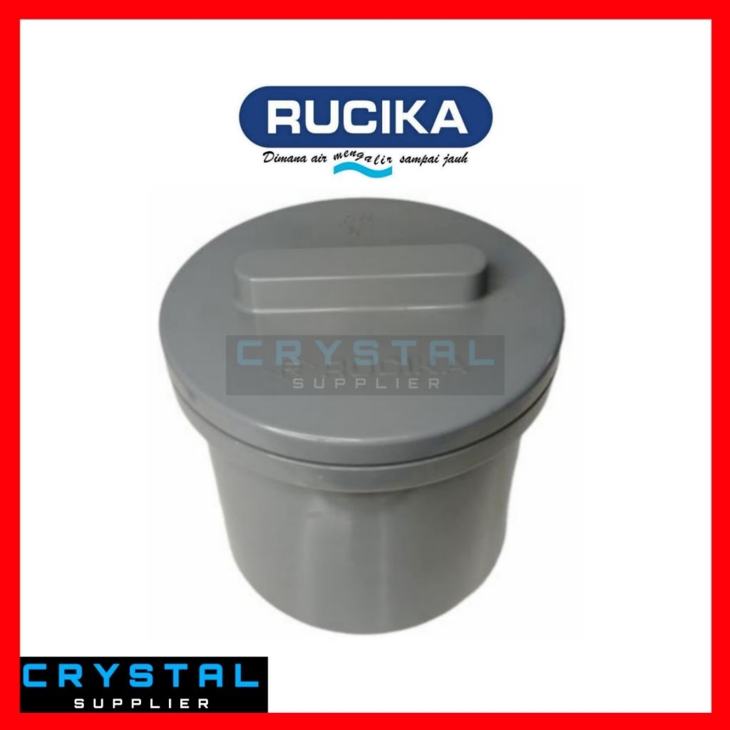 CLEAN OUT RUCIKA 6" inch AW PVC / CO / Tutup Pipa 6"