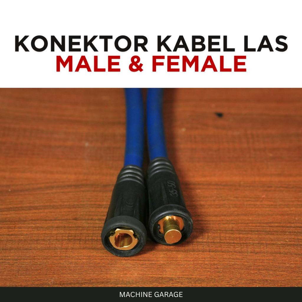 Sambungan Kabel Las Sambungan Konektor Las set Male Dan Female connector jantan betina