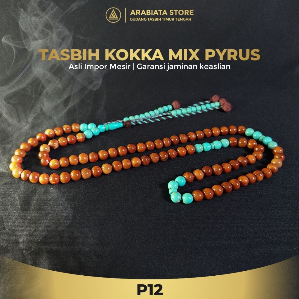 Tasbih Pyrus Pirus Fairus Mix Kokka Original Mesir