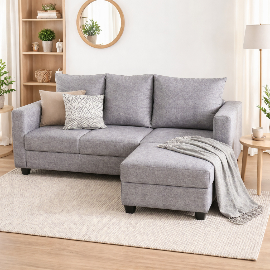 Sofa L Victory Virenze Sentul Jakarta Bogor Bekasi Cikarang Kawarang Tangerang Bandung Purwakarta Su
