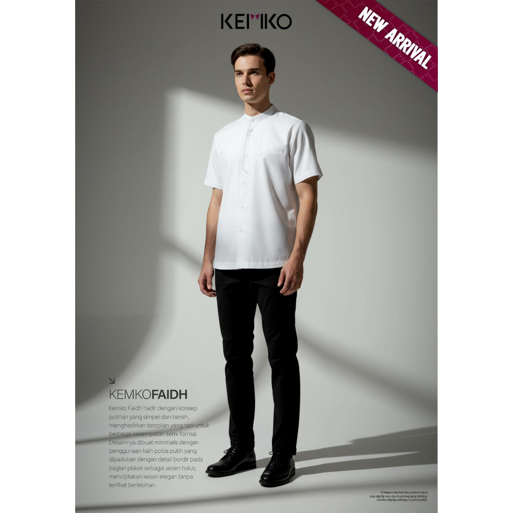 Kemko Faidh | Kemeja Koko Faidh | Koko Dewasa| Baju Koko Dewasa Terbaru | Baju koko  rabbani origina