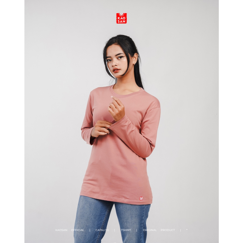 KAOS POLOS DUSTY ROSE - KAOS POLOS PRIA DAN WANITA - KAOSAN OFFICIAL