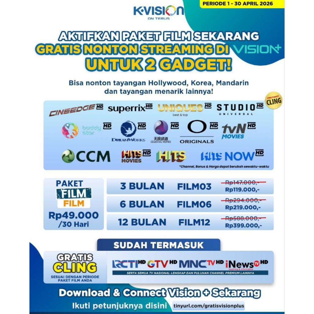 paket film K-Vision