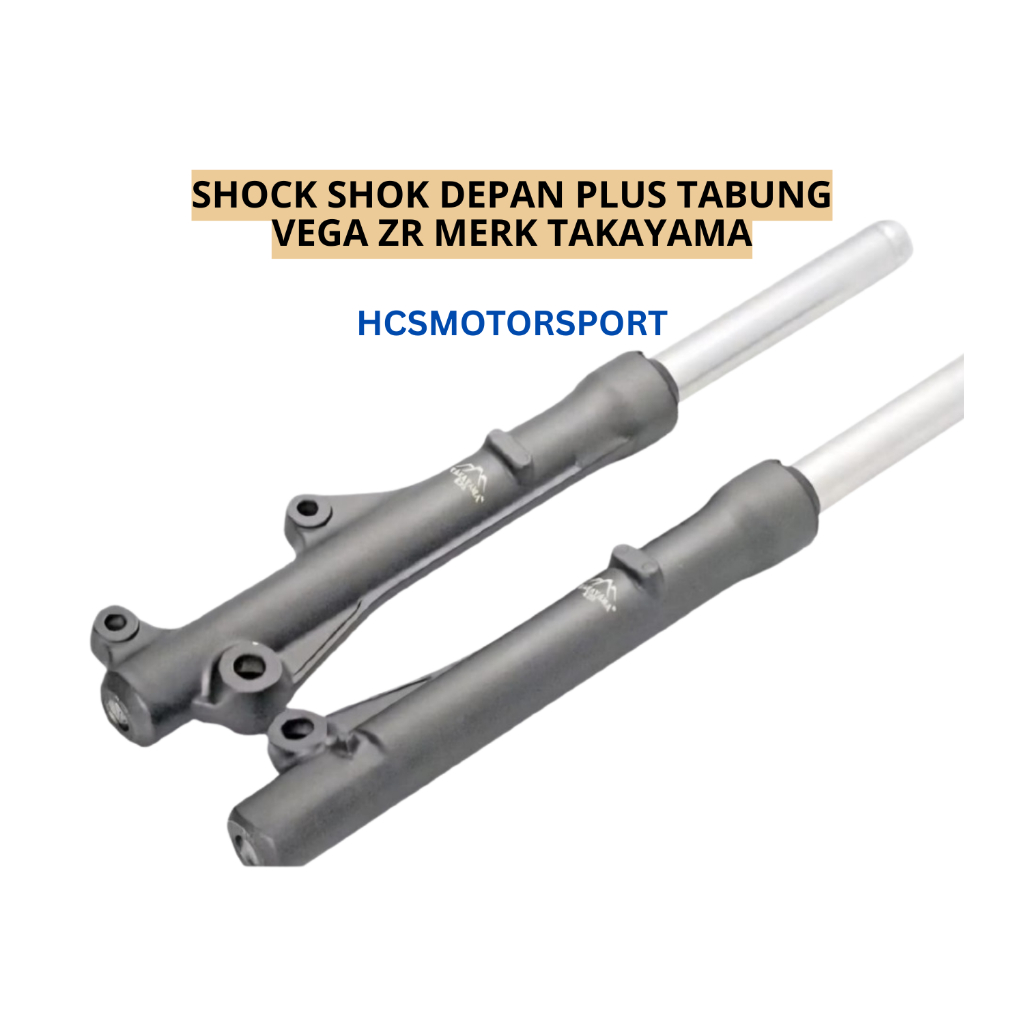 SHOCK SHOK DEPAN PLUS TABUNG VEGA ZR MERK TAKAYAMA ORI