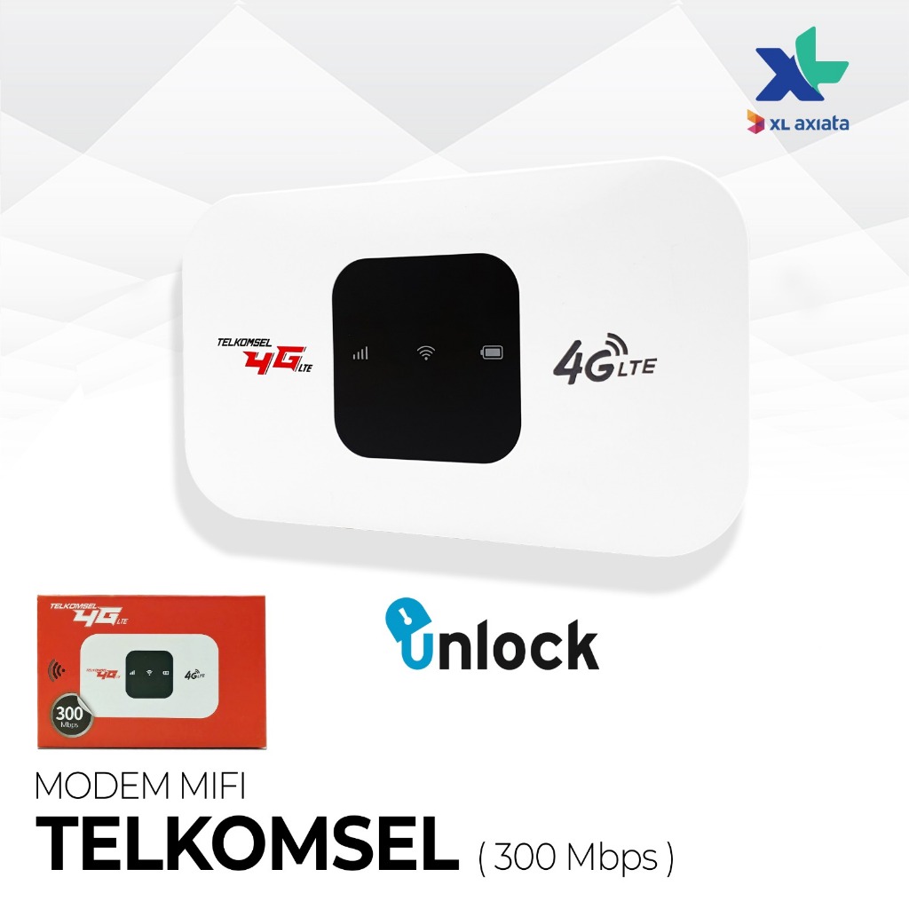 Modem MIFI Telkomsel 4G LTE 300Mbps all operator