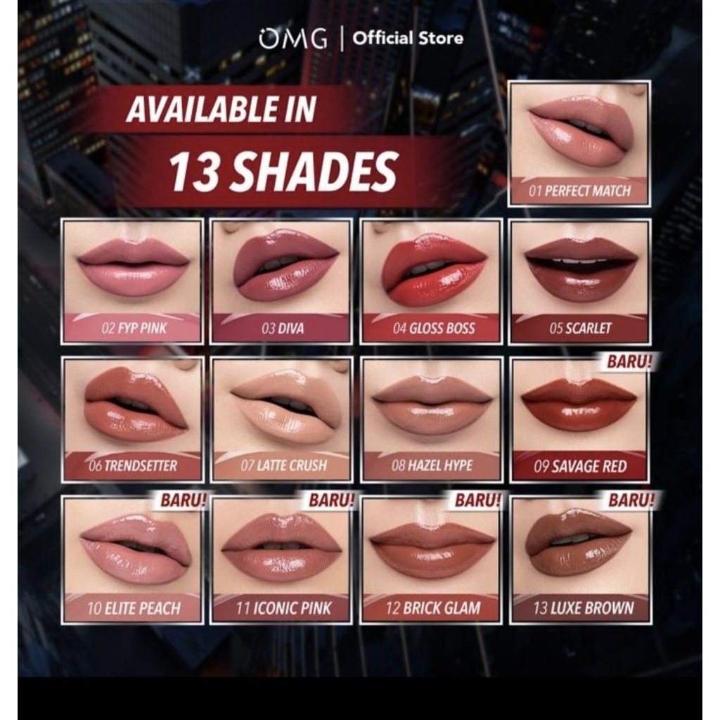 OMG Colorlast Lip Vinyl