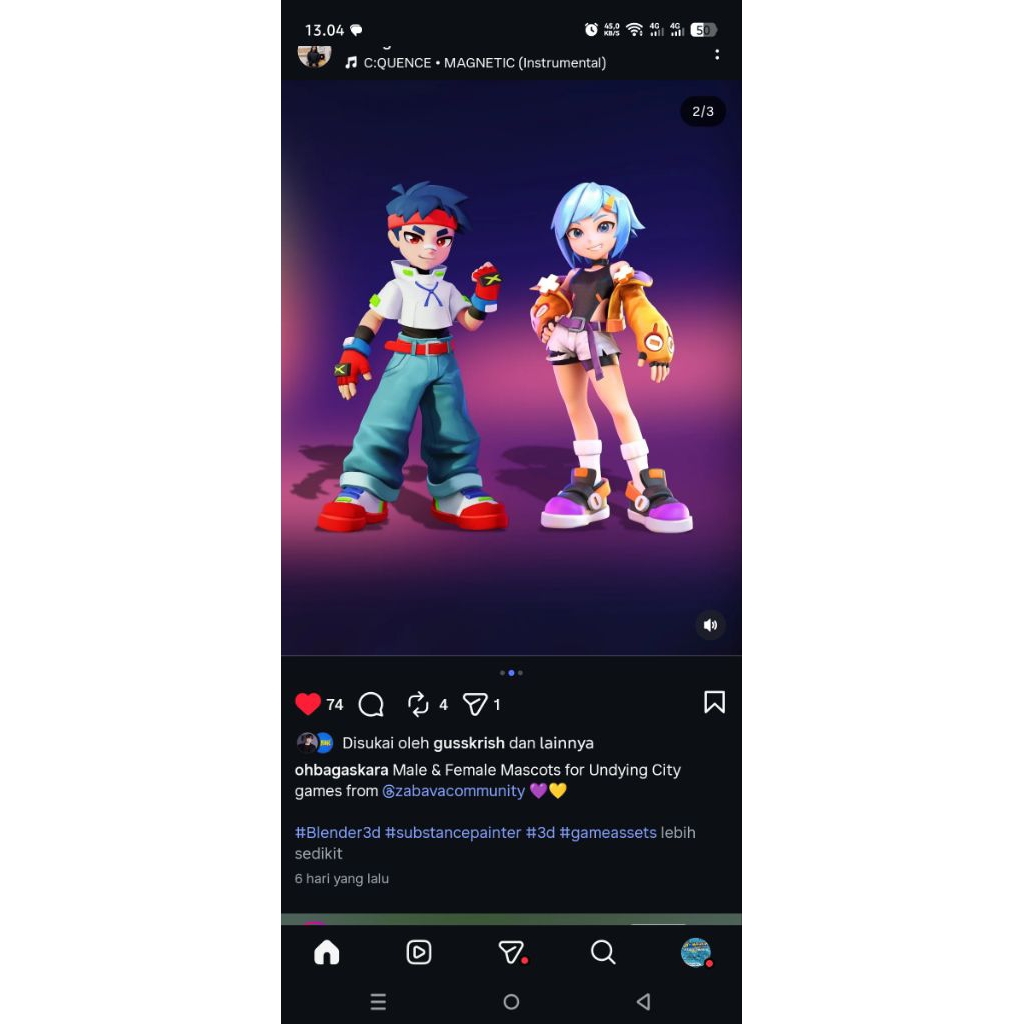 belajar/kursus animasi 3d Blender online private