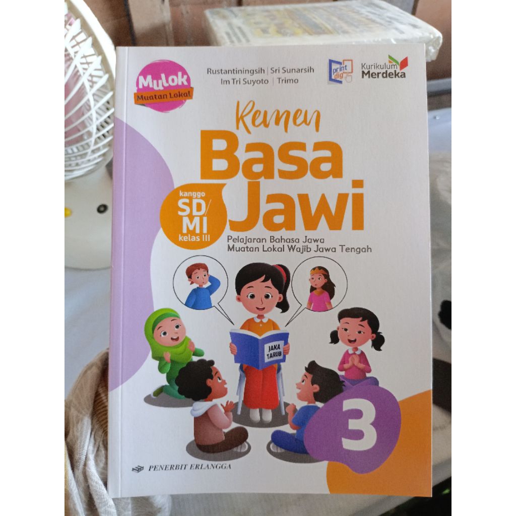 REMEN BASA JAWI SD Kelas 3 III Penerbit Erlangga