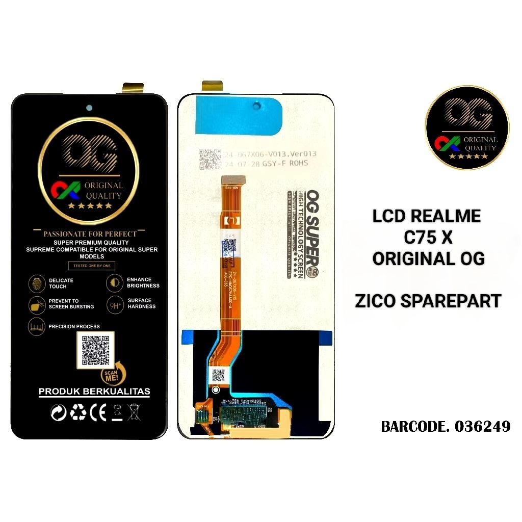 LCD REALME C75x Original OG