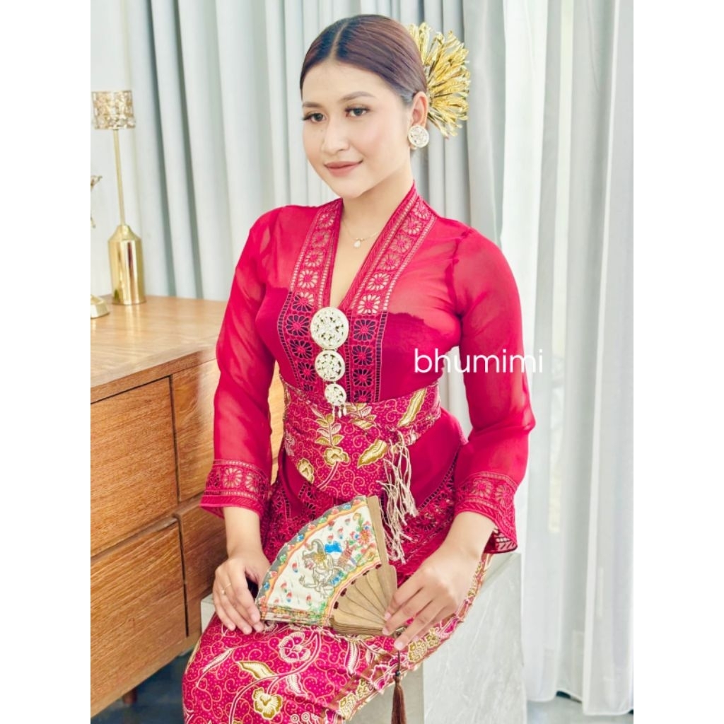 KEBAYA SIFON BORDIR KERAWANG/KEBAYA SIFON/KEBAYA MURAH